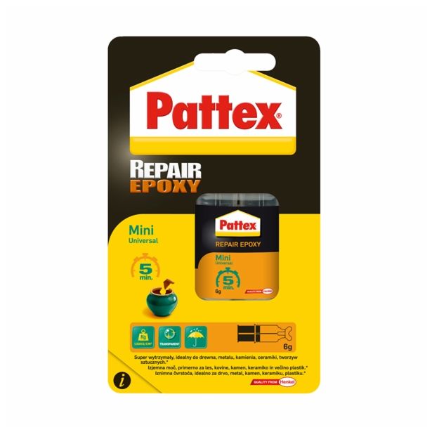 UNIVERZALNO LEPILO HENKEL ACC PATTEX REPAIR EPOXY 6ML