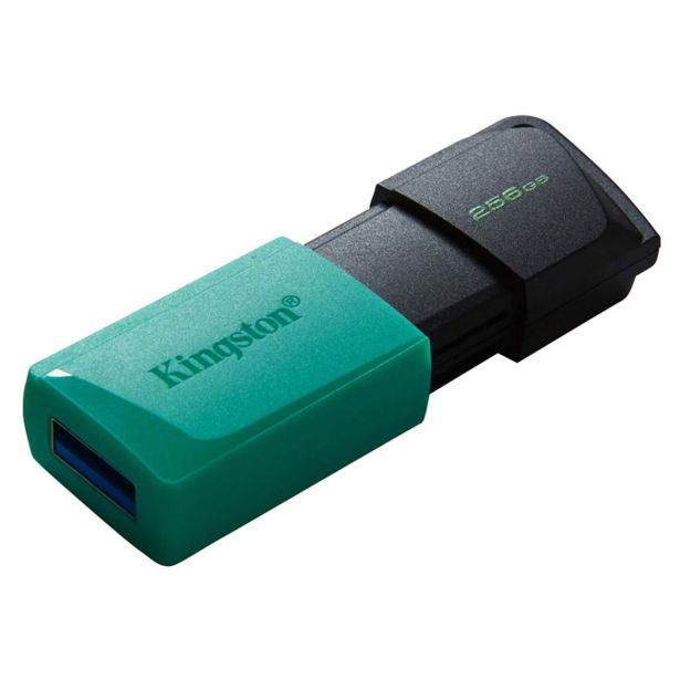 USB KLJUČ KINGSTON 256GB DT EXODIA M 3.2 GEN1, ČRNO ZELEN,