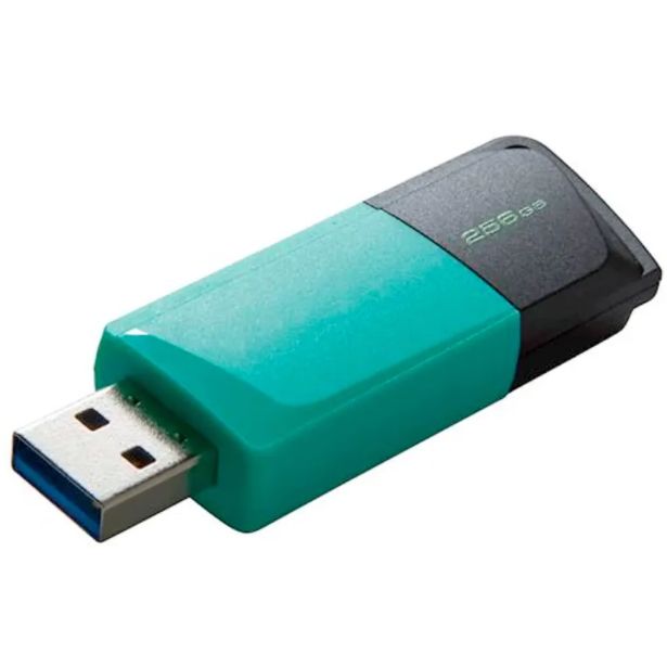 USB KLJUČ KINGSTON 256GB DT EXODIA M 3.2 GEN1, ČRNO ZELEN,