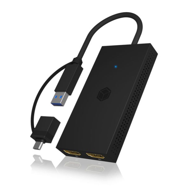 USB RAZDELILEC (HUB) ICY BOX RAZDELILNIK USB-C/A NA HDMI