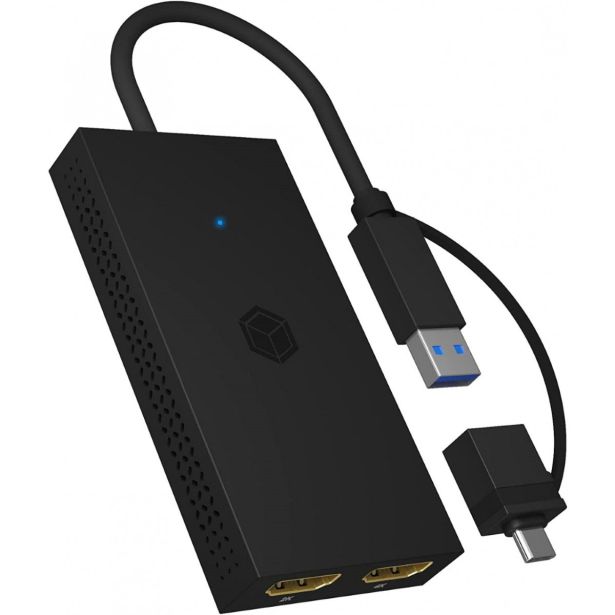 USB RAZDELILEC (HUB) ICY BOX RAZDELILNIK USB-C/A NA HDMI