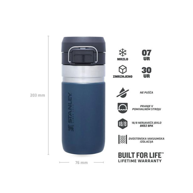 VAKUUMSKA STEKLENICA THE QUICK FLIP WATER BOTTLE 0.47L, ABYSS