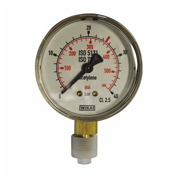 MANOMETER ZA REDUCIRNI VENTIL MESSER ACETILEN 0 - 40