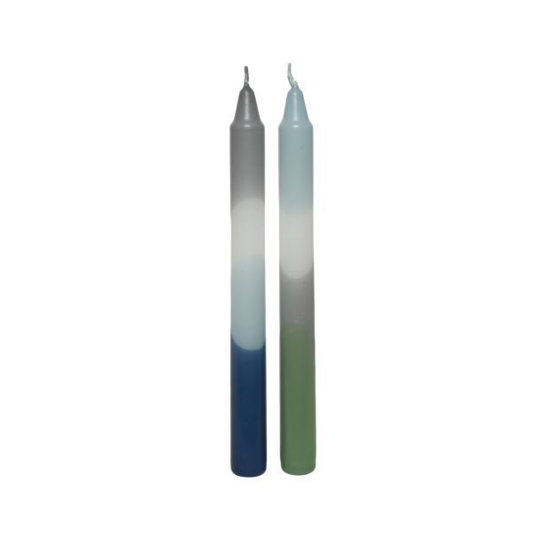 KONUS SVEČA DECORIS VEČBARVNA MODRA 2/1 FI 2.2 CM, V 23 CM, SORT