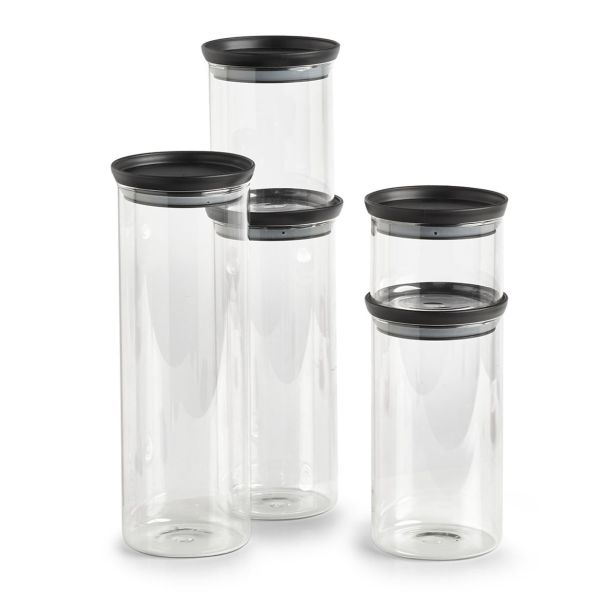 POSODA ZA SHRANJEVANJE ZELLER PRESENT 1650 ML STEKLENA S PLASTIČNIM POKROVOM