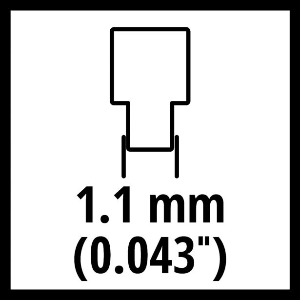 VERIGA ZA AKUMUL. ŽAGO EINHELL 1.1, 33 ČL. 3/8" ZA GC-LC 18/20 LI T