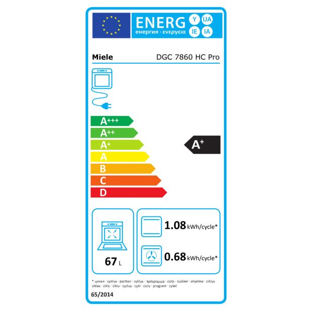 VGRADNA PARNA PEČICA MIELE DGC 7860 HC PRO EDST/CLST