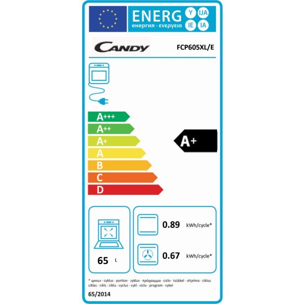 VGRADNA PEČICA CANDY FCP 605 XL/E