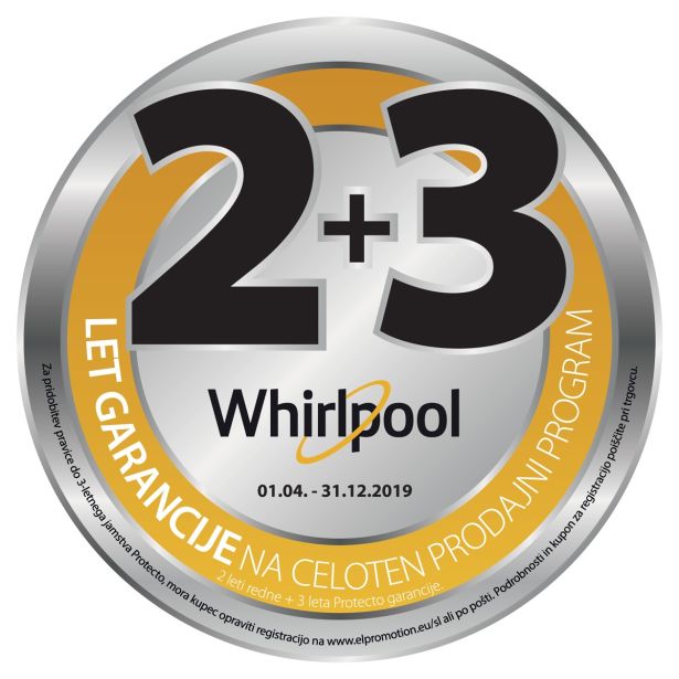 WHIRLPOOL POMIVALNI STROJ VGRADNI WIO 3T321 P