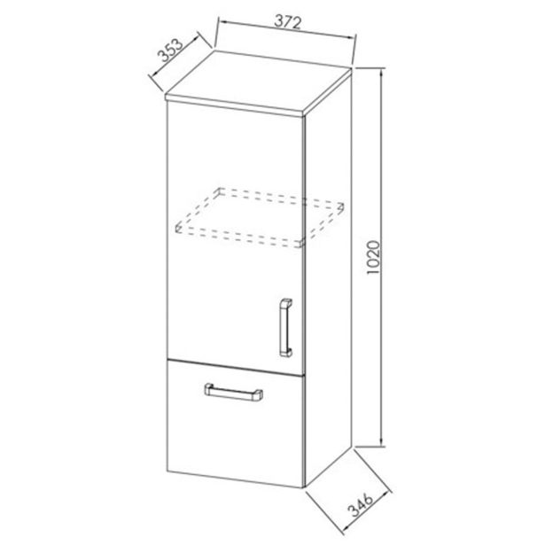 VISOKA OMARICA KOLPA SAN E 1021 GRAY/ANT