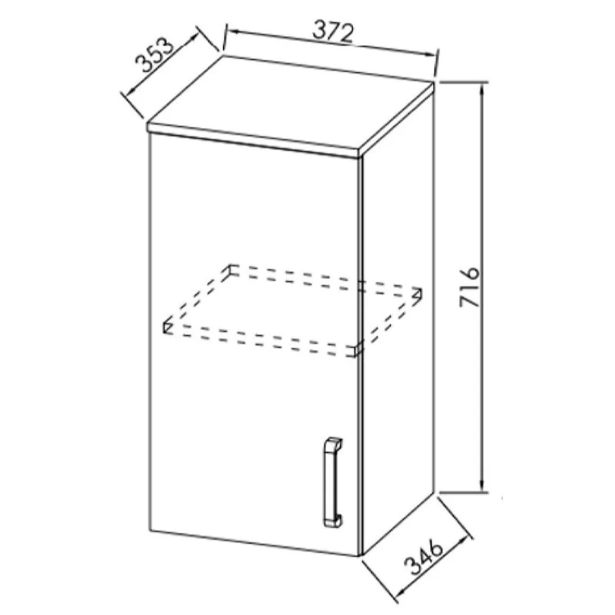 VISOKA OMARICA KOLPA SAN E 702 WH