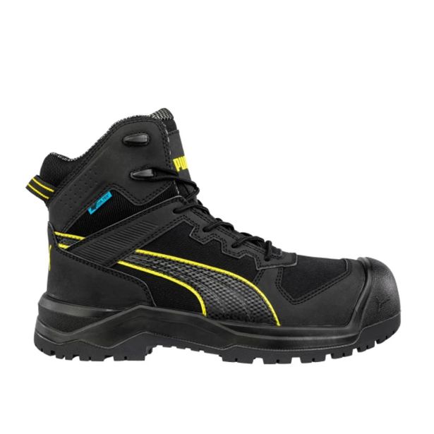 VISOKI DELOVNI ČEVLJI PUMA ROCK HD CTX MID S7S ČRNI ŠT. 41