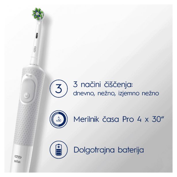 ELEKTRIČNA ZOBNA ŠČETKA ORAL-B VITALITY D103 PRO BELA