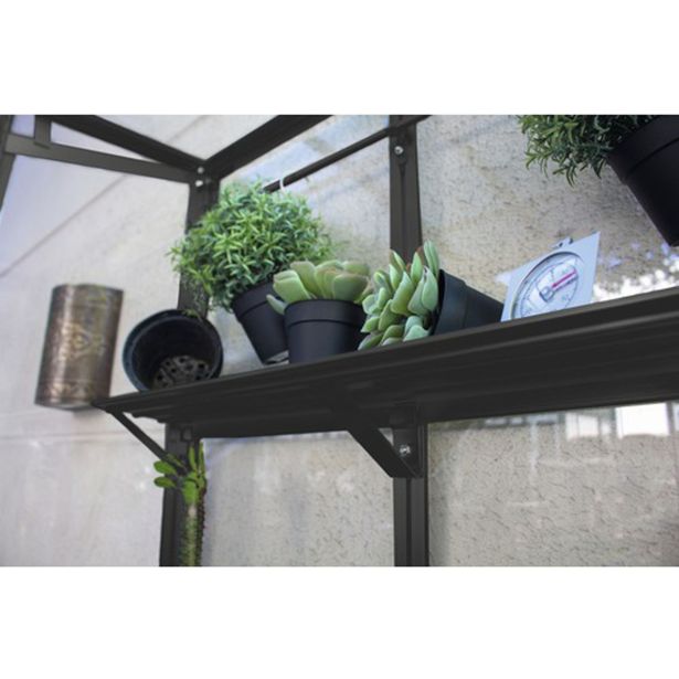 VITAVIA POLIS BALCONY GREENHOUSE 350 ESG ROLL FOUNDATION, BLACK