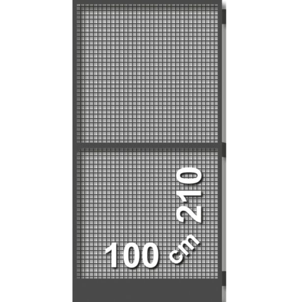 SCHELLENBERG KOMARNIK ZA VRATA Z ALUMINIJASTIM OKVIRJEM BASIC 100X210 CM, RJAV