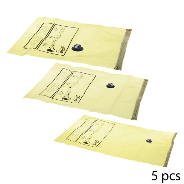 VREČA/DODATEK ZA TEKSTIL FIVE 2XS 50X60CM, 2XM 60X80CM 1XL120X70CM DIŠEČE VAKUUM
