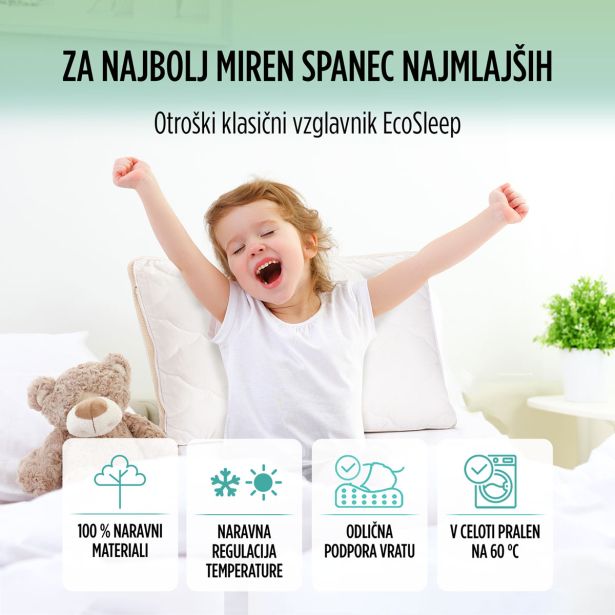 VZGLAVNIK VITAPUR ECO SLEEP OTROŠKI 40X60