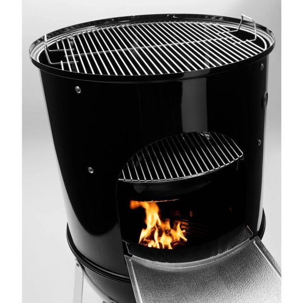 WEBER SMOKER SMOKEY MOUNTAIN COOKER, 47 CM, ČRN