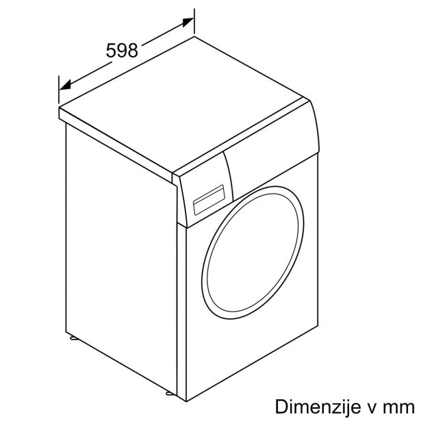 PRALNI STROJ BOSCH WGG244A9BY I-DOS