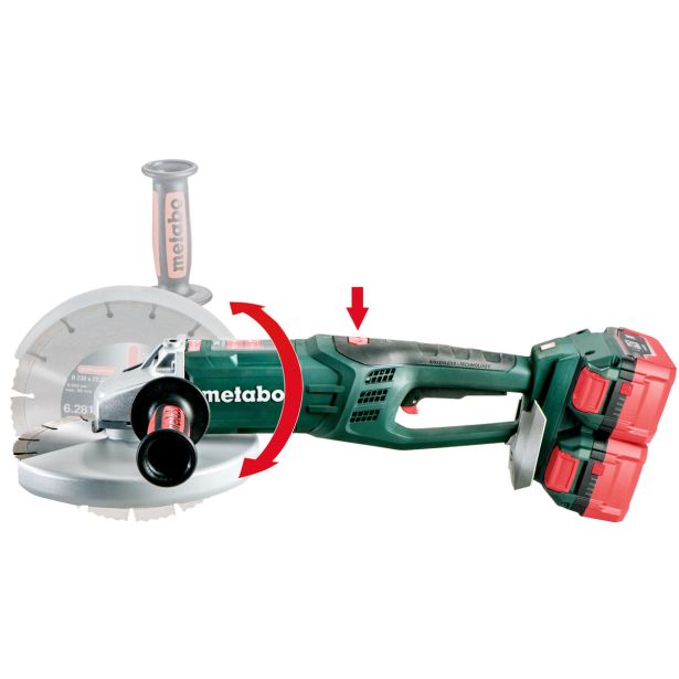 AKUMULAT. KOTNI BRUSILNIK METABO WPB 36-18 LTX BL 24-230 QUICK