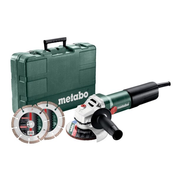 KOTNI BRUSILNIK METABO WQ 1100-125 SET