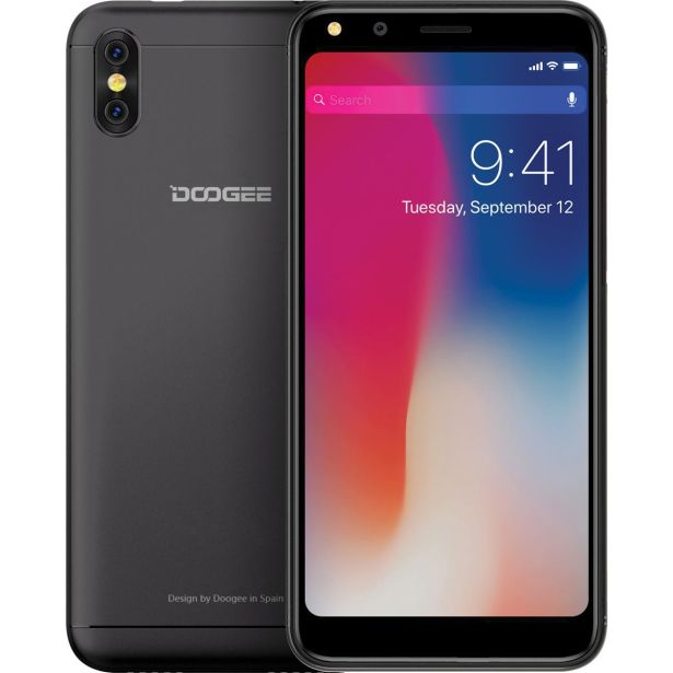 PAMETNI MOBILNI TELEFON DOOGEE X53 ČRN