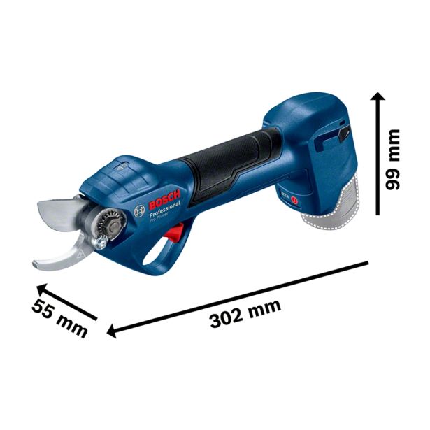 AKUMULATORSKE ŠKARJE BOSCH PROFESSIONAL PRO PRUNER 12V 3AH POLNILNIK+2 BATERIJI