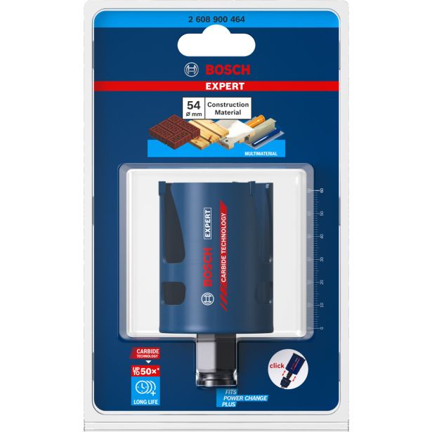 ŽAGA ZA IZREZOVANJE LUKENJ EXPERT CONSTRUCTION MATERIAL, 54 X 60 MM