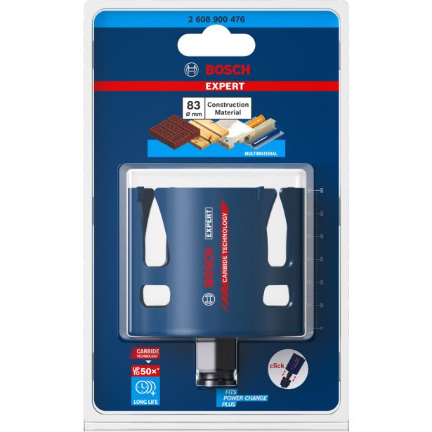 ŽAGA ZA IZREZOVANJE LUKENJ EXPERT CONSTRUCTION MATERIAL, 83 X 60 MM