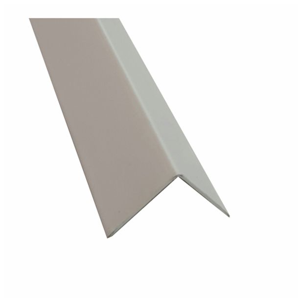 ZAKLJUČNA VOGALNA LETEV CEZAR BELA 15X15X2750 MM PVC