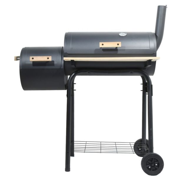 ŽAR NA OGLJE CATTARA SMOKIE 100X55X113 CM S PREKAJEVALNICO