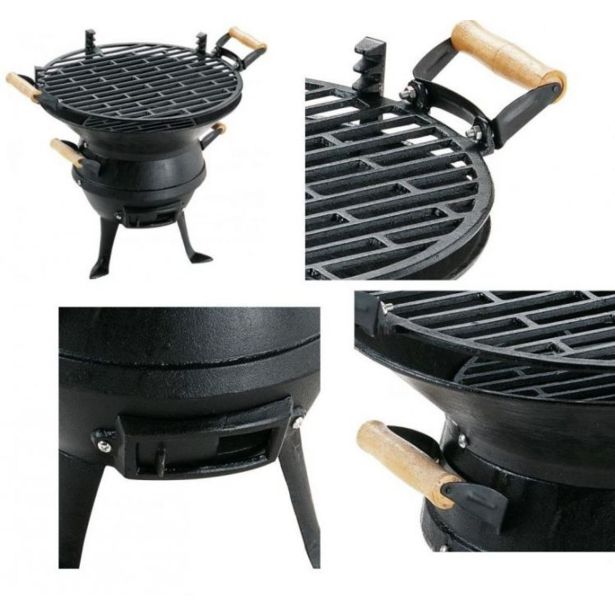 ŽAR NA OGLJE GRILLCHEF BARREL 35CM (0630)