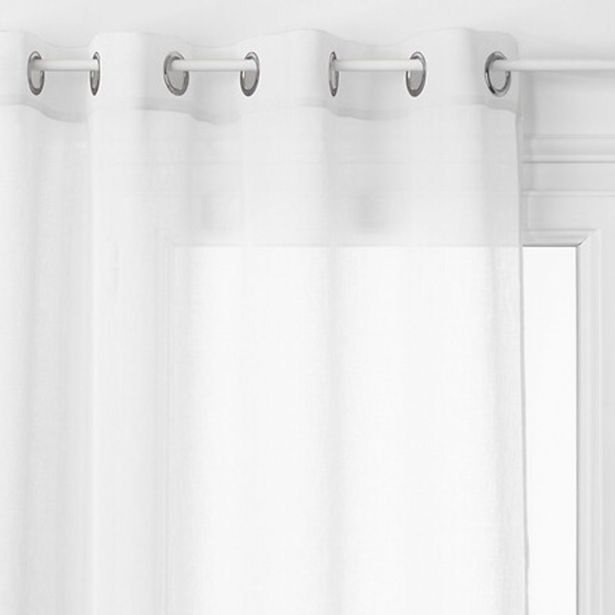 ZAVESA ATMOSPHERE GEORGETTE 140X240CM PES BELA