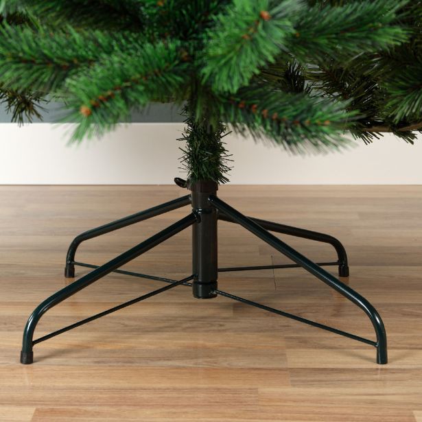 ZELENA NOVOLETNA JELKA CANADA SPRUCE IZ UMETNE MASE, VIŠINE 180 CM