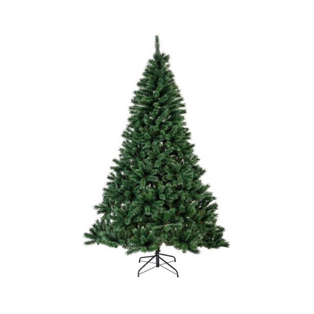 ZELENA NOVOLETNA JELKA CANADA SPRUCE IZ UMETNE MASE, VIŠINE 210 CM