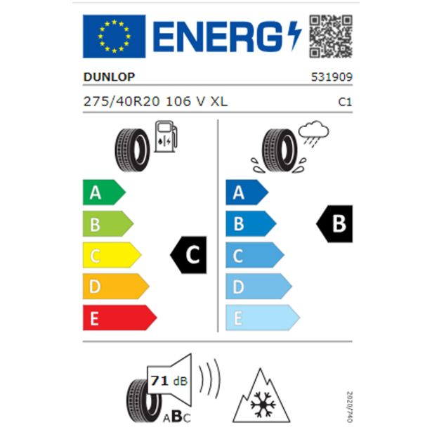 ZIMSKA PNEVMATIKA DUNLOP 275/40R20 106V XL WINTERSPORT 5 SUV