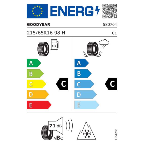 ZIMSKA PNEVMATIKA GOODYEAR 215/65R16 98H ULTRAGRIP PERFORMANCE 3