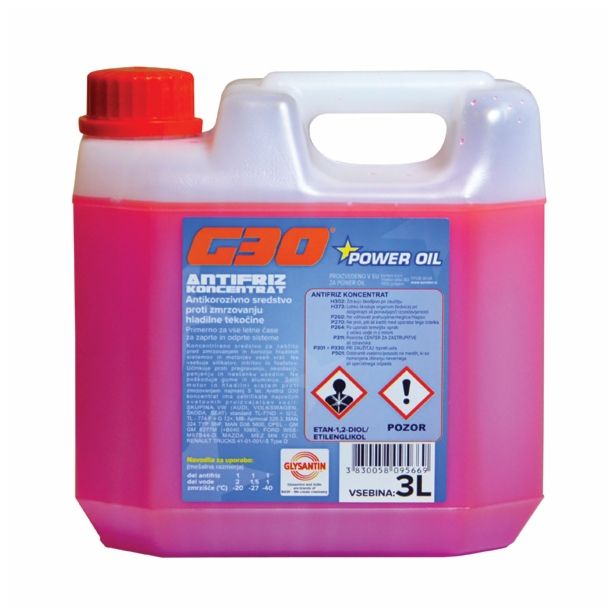 POWER OIL ANTIFRIZ G30 (G12) KONCENTRAT 3L