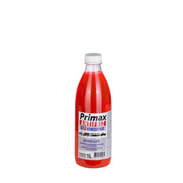 MAZIVA IN TEKOČINE PRIMAX ANTIFRIZ RDEČI G 12 1L