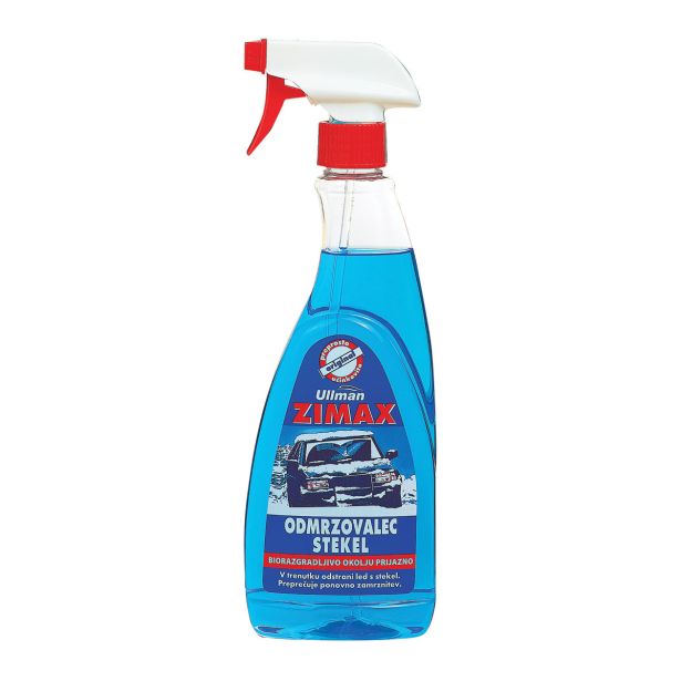 ZUNANJA AVTOKOZMETIKA ULLMAN ZIMAX ODMRZOVALEC STEKEL 500 ML - Z RAZPRŠILKO