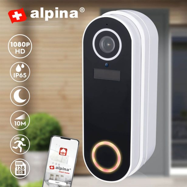 PAMETNI VIDEO DOMOFON ALPINA SMART DOORBELL