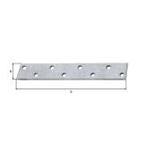 VEZNI ELEMENT ALBERTS 170X30 MM PLOŠČATI