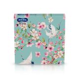 SERVIETE PALOMA 33X33 CM, 20/1 STYLE BIRDS & CHERRY