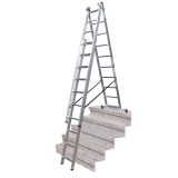 TRODELNA LESTEV KRAUSE CORDA 3X10 STOPNIC 2.7M PRIMERNA ZA STOPNICE