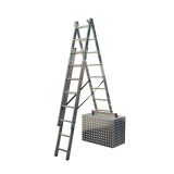 TRODELNA LESTEV KRAUSE CORDA 3X8 STOPNIC 2.2M PRIMERNA ZA STOPNICE