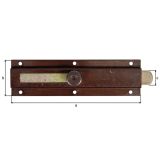 PREČNI ZAPAH ALBERTS 150X40X16 MM RJAVE BARVE