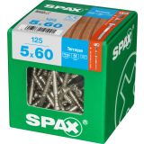 VIJAK ZA TERASO SPAX 5X60 A2 V ZAVITKU 125 KOS