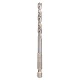 SPIRALNI SVEDER ZA LES BOSCH 6X63X106 MM ŠESTROBNO STEBLO 6.35 MM (1/4")
