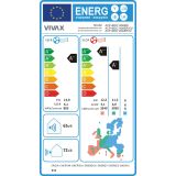 SPLIT ENOJNA INVERTER VIVAX ACP-48CC140AERI KASETNA 14 KW, NOTR+ZUN ENOTA