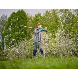 AKUMULATORSKE ŠKARJE GARDENA TELESKOPSKE HIGHCUT 360 18V ZA VEJE P4A SET